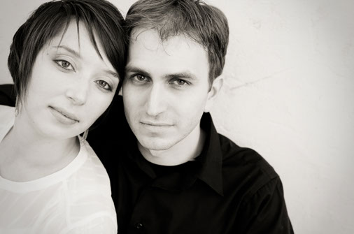 Portrait of Grant Dotson and Sara Dotson courtesy of Amber Holrtiz.